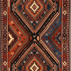 Persian Yalameh runner 2'8 X 12'5 - Area Rugs