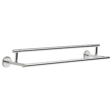 Delta 75925 Trinsic 24" Wall Mounted Double Towel Bar - Chrome