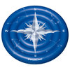 66" Blue and Gray Compass Rose Constellation Island Lounge Pool Float