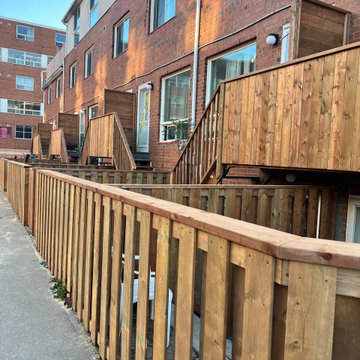 Apartment Complex Fencing in Queen West, Toronto