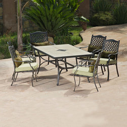 Pebble Beach 7pc Dining Set - Outdoor Dining Sets