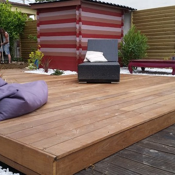Jardin de ville - réintégrer la piscine