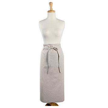 DII Natural Solid Chambray Bistro Apron
