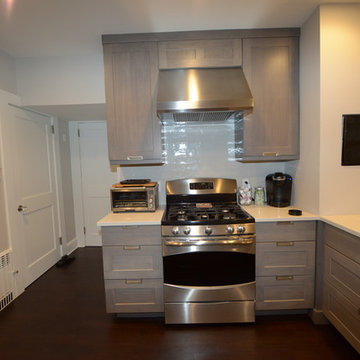 Modern Quartz Open Plan Kitchen
