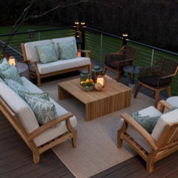 Voyage Decking in Khaya - Deck Tiles And Planks