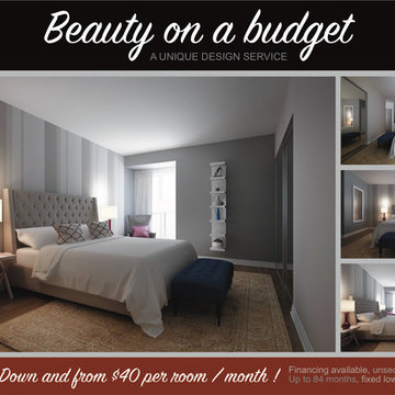 BEAUTY ON A BUDGET. Unique design service.