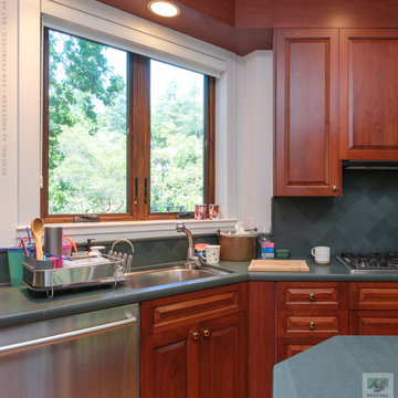 Wood Windows in Fantastic Kitchen - Renewal by Andersen San Francisco Bay Area