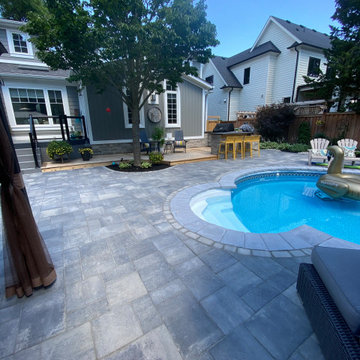 Backyard pool