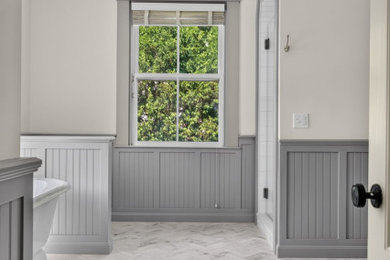 Example of an ornate hallway design in Boston