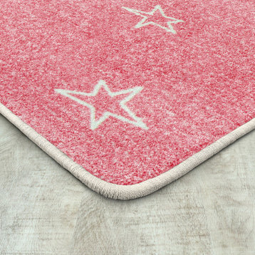 Shine On 3'10" x 5'4" area rug in color Blush