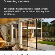 retractable screens