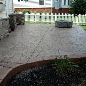 C-Stamped Concrete Patio