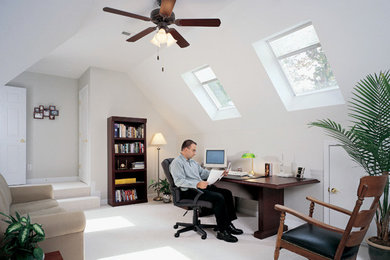 Inspiration for a home office remodel in Los Angeles
