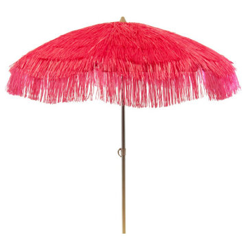 Palapa Tiki Umbrella 6 ', Pink, Patio Pole