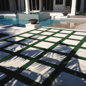 Synthetic Turf and Pavers