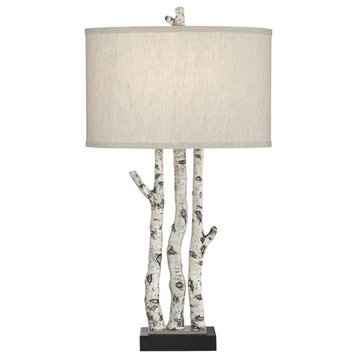 Pacific Coast White Forest Table Lamp 62W49 - Natural