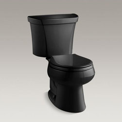 KOHLER - KOHLER Wellworth(R) two-piece round-front dual-flush toilet with Class Five(R) f - Toilets