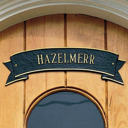 Family Name Door Sign - Outdoor Products