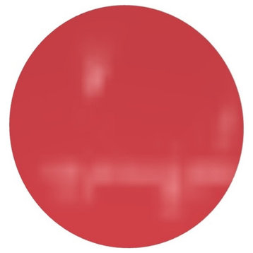 Ghent Coda Low Profile Circular Glass Dry Erase Board Magnetic Red 48in Dia