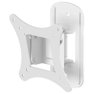 AVF Steel Tilt and Turn Monitor Wall Mount for 13" to 27" Screens in White