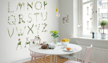 Tapeter: Grafisk design uppåt väggarna