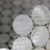 12"x12" Pearl Penny Round White Mother of Pearl Shell Mosaic Backsplash Tile