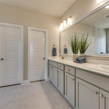 Neutral Yet Bold Bathroom Remodel in Commerce, CA
