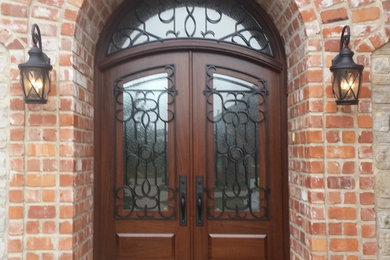 Doors with Wrought Iron