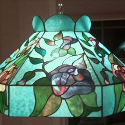 Rose Motif Lampshade - Lighting