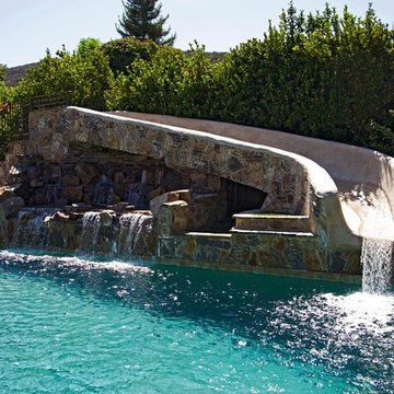 Agoura Hills Pool and Water Slide