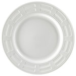 10 Strawberry Street - Sorrento Dinner Plates, Set of 6 - Sorrento : The debossed rim on this sophisticated collection embraces your meals with a contemporary yet uncomplicated vibe, creating a high-end feel.