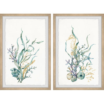 Underwater Garden Diptych, 2-Piece Set, 20x30 Panels