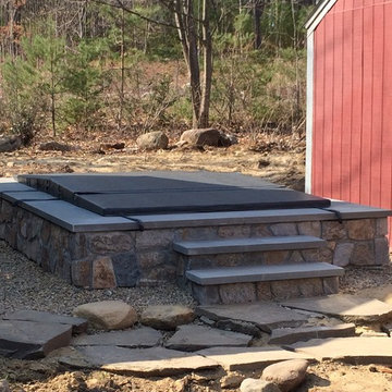 Private Backyard Plunge Pool in New England