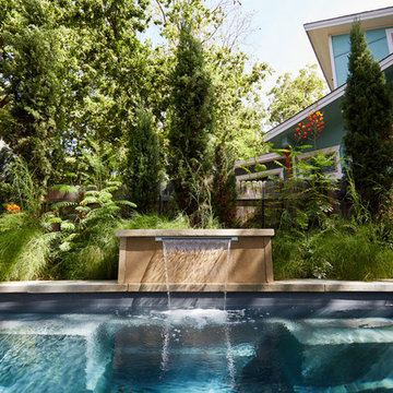 Brentwood Plunge Courtyard