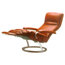 Kiri Reclining Leather Armchair, Red