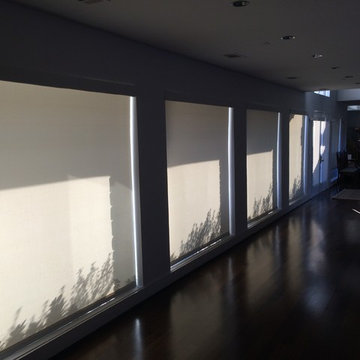 Retro motorize roller shades