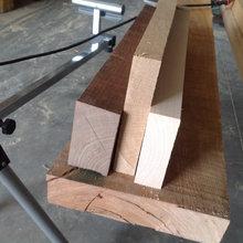 making of a butcher block www.mccluretables.com