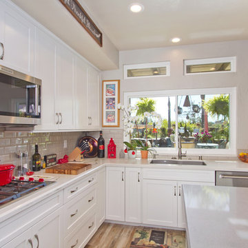 Temecula Kitchen with Subway Tile Backsplash
