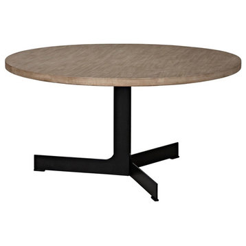 CFC Furniture - Edward Dining Table Gray Wash Wax - CM265