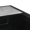 33-inch Granite Workstation Matte Black Drop-in Topmount Kitchen Sink- RVG1302BK