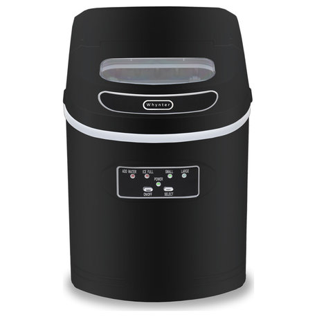 Whynter Compact Portable Ice Maker 27 lb capacity - Black