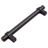 5" Screw Center Euro Solid Steel Bar Pull, Set of 20, Oil Rubbed Bronze