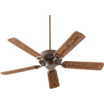 Quorum - Estate Patio Transitional Patio Fan, Oiled Bronze - Stylish and bold. Make an illuminating statement with this fixture. An ideal lighting fixture for your home