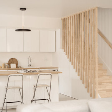 HEL l rénovation et extension d'une maison Pen Ty