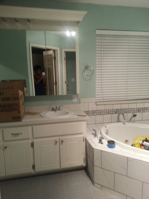 help!!! How to update bathroom lighting.