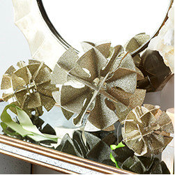 Geometric Snowflakes - Set of 3 - New - Christmas Ornaments