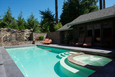 Pool - craftsman pool idea in Portland
