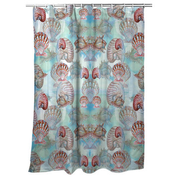 Betsy Drake Multi Shells Shower Curtain