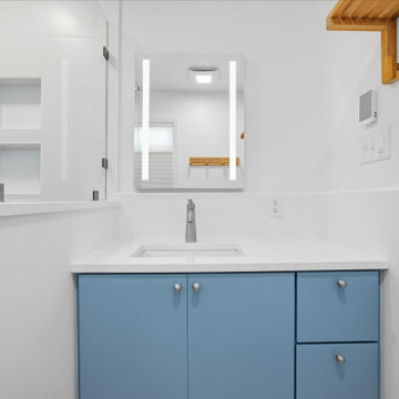 Coastal Modern Bathroom Remodel Wilmington, NC