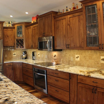 Rustic Finishes Reveal Hidden Storage Solutions